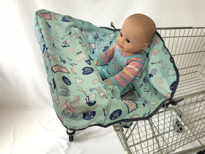Infant supermarket grocery shopping cart cover baby seat Pad anti-dirty cover Kids Traveling Seat Cushion No dirty  portable