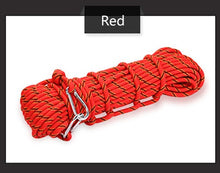 Load image into Gallery viewer, polyester Professional Rock 10M Climbing Rope Outdoor Hiking Accessories 10mm Diameter 3KN High Strength Cord Safety Rope
