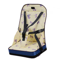 Load image into Gallery viewer, Fashion Baby Portable Booster Dinner Chair Oxford Water Proof Fabric Baby Chair Seat Safety Belt Feeding High Chair
