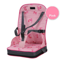 Load image into Gallery viewer, Fashion Baby Portable Booster Dinner Chair Oxford Water Proof Fabric Baby Chair Seat Safety Belt Feeding High Chair
