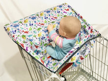 Load image into Gallery viewer, Infant supermarket grocery shopping cart cover baby seat Pad anti-dirty cover Kids Traveling Seat Cushion No dirty  portable
